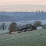 Farm stay countryside landscape for slow food travel