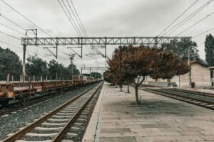 Slow travel scenic train journey