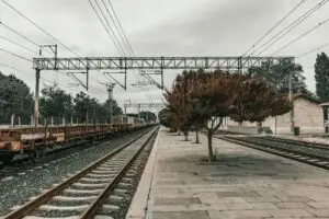 Slow travel scenic train journey