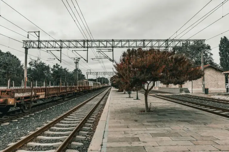Slow travel scenic train journey