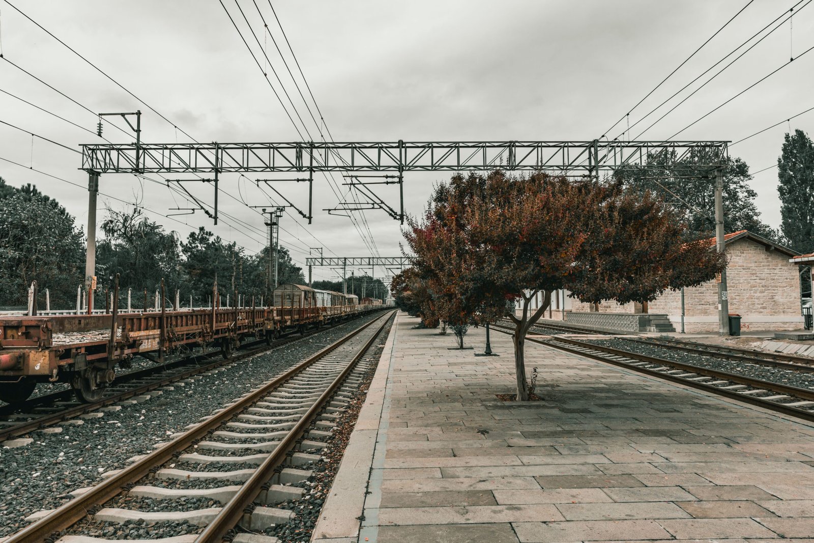 Slow travel scenic train journey